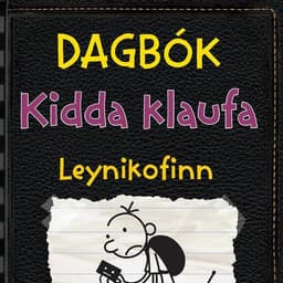 Dagbók Kidda klaufa #10 – Leynikofinn eftir Jeff Kinney - hljóðbók