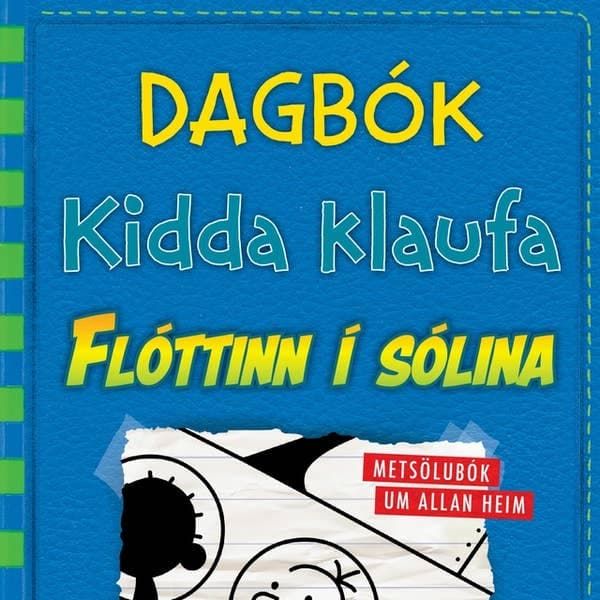 Dagbók Kidda klaufa #12 – Flóttinn í sólina eftir Jeff Kinney - hljóðbók