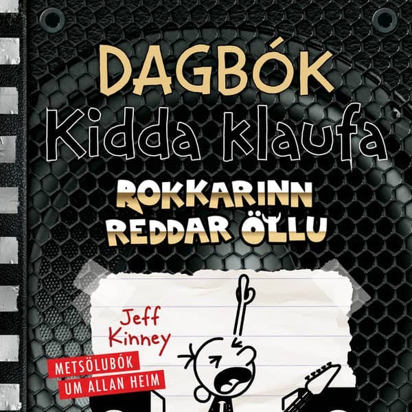 Dagbók Kidda klaufa #17 – Rokkarinn reddar öllu eftir Jeff Kinney - hljóðbók