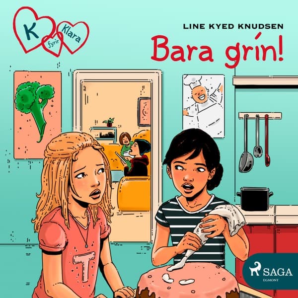K fyrir Klara 17 – Bara grín! eftir Line Kyed Knudsen - hljóðbók