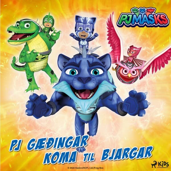 PJ Masks – PJ gæðingar koma til bjargar eftir eOne - hljóðbók