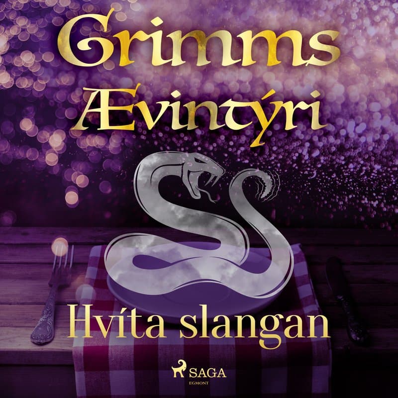 Hvíta slangan eftir Grimmsbræður - hljóðbók