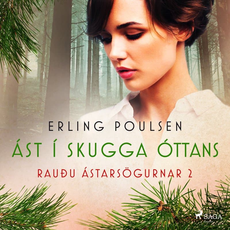 Ást í skugga óttans (Rauðu ástarsögurnar 2) eftir Erling Poulsen - hljóðbók