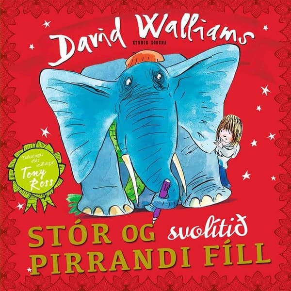 Stór og svolítið pirrandi fíll eftir David Walliams - hljóðbók