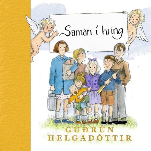 Saman í hring eftir Guðrún Helgadóttir - hljóðbók