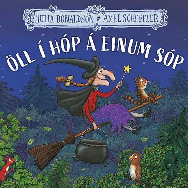 Öll í hóp á einum sóp eftir Julia Donaldson og Axel Scheffler - hljóðbók