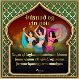 Sagan af daglaunamanninum, hinum fimm konum í Bagdad, og hinum þremur konungbornu munkum (Þúsund og  eftir Middle Eastern Folk Tales - hljóðbók