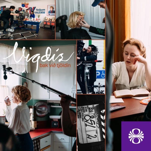 Vigdís bak við tjöldin eftir undefined - hljóðbók